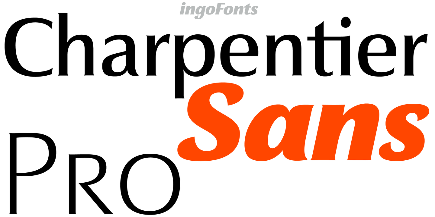 폰트 Charpentier Sans Pro